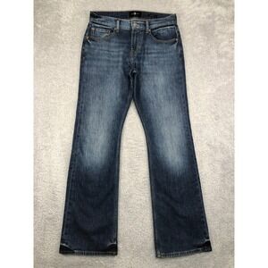 7 For All Mankind Jeans Men 31x32 (Tag 30x32) Blue Brett Bootcut Denim